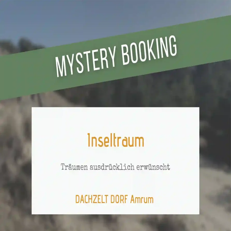 DACHZELT DORF Amrum Inseltraum Mystery Booking