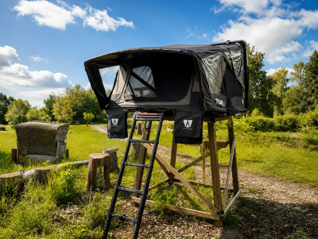 dachzelt dorf freilingen Wanderfalke VICKYWOOD Teak 180