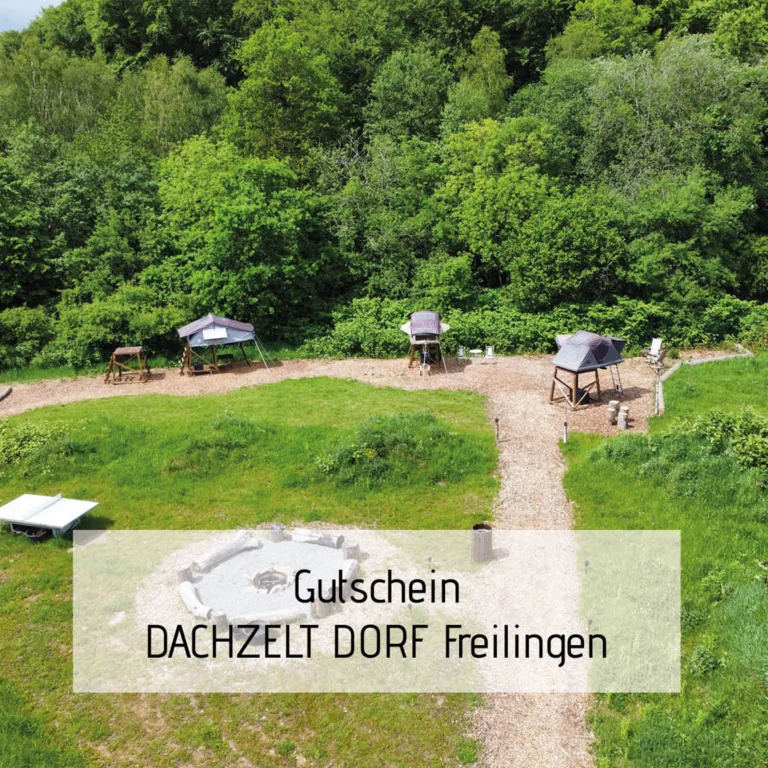 DACHZELT DORF Gutschein Freilingen