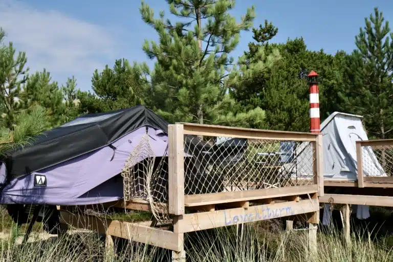 dachzelt dorf amrum leucht mir den weg verrueckt uebernachten schleswig-holstein
