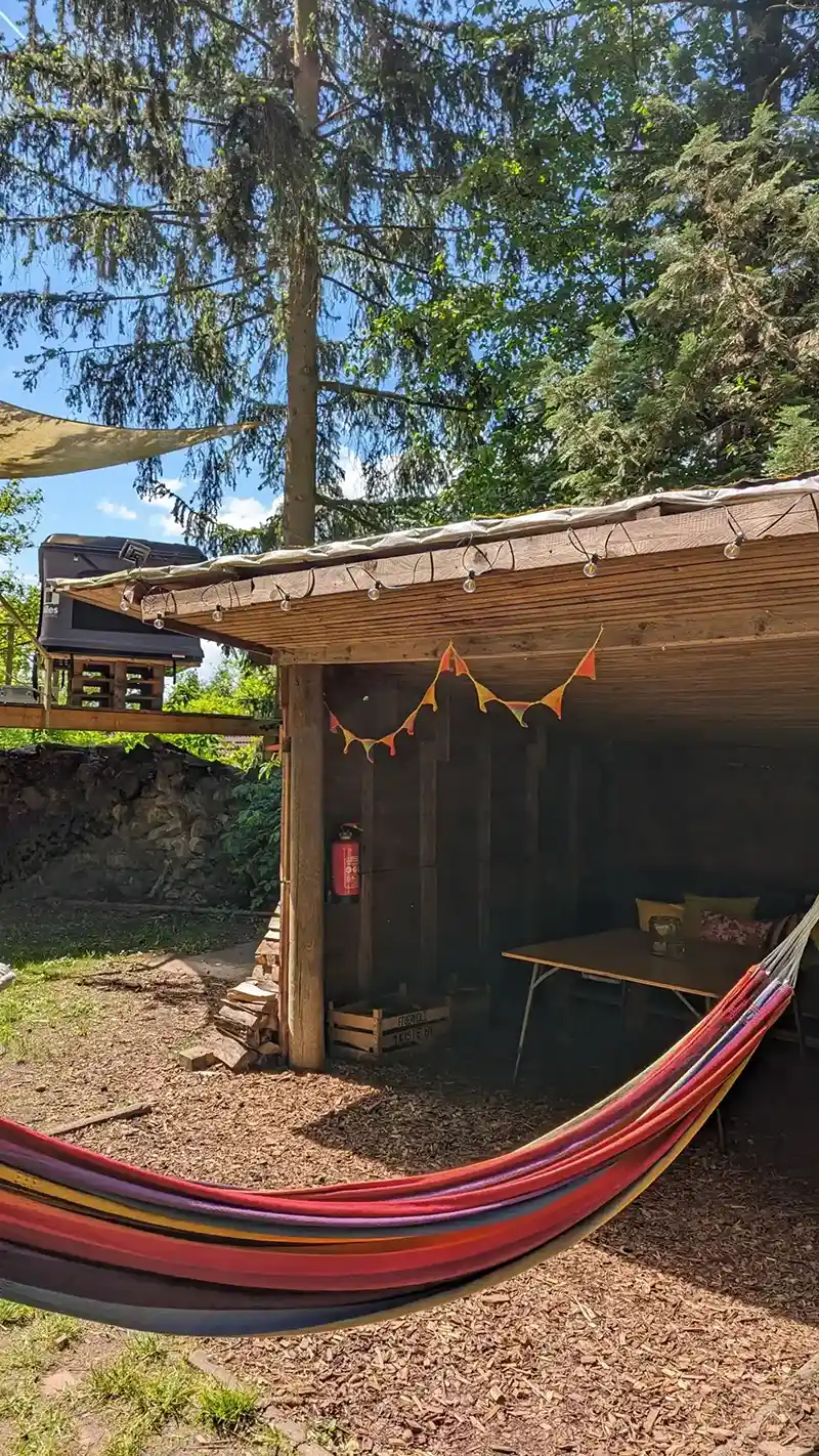 dachzelt dorf thulba chillarea