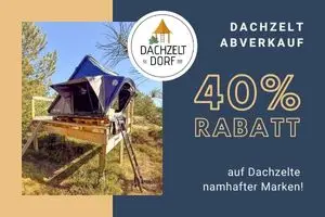 40% Rabatt im Dachzelt Abverkauf