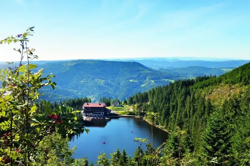 wandern im nordschwarzwald schwarzwald tourismus hornisgrinde mummelsee aussicht panorama
