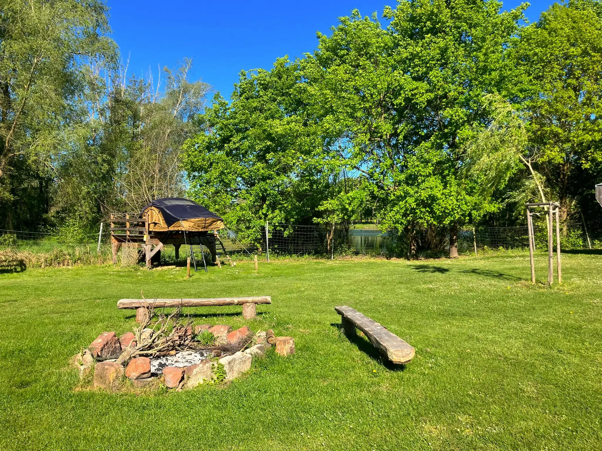 geheimtipp urlaub zu zweit pfalz deutschland dachzelt dorf ruelzheim waldspaziergang