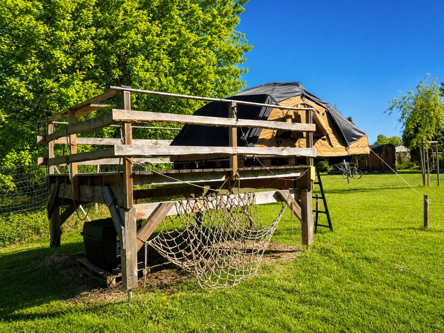dachzelt dorf ruelzheim baumhaus suedpfalz