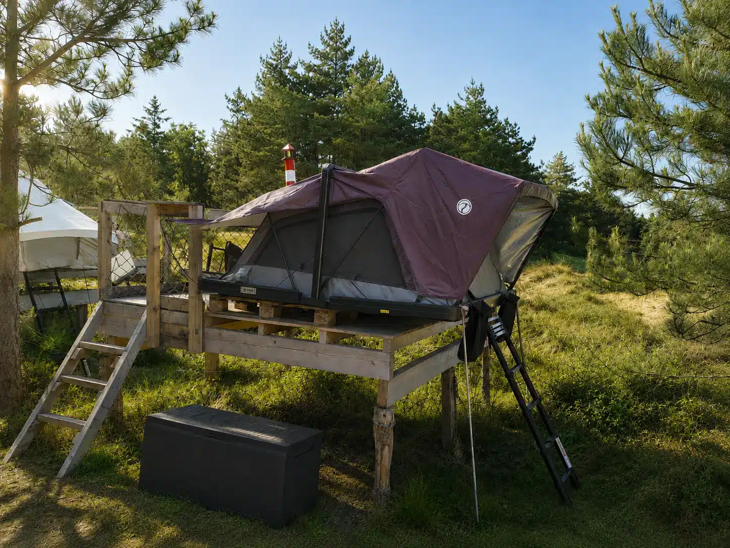 dachzelt dorf amrum leucht mir den weg Naturbummler Alu Loft XXL