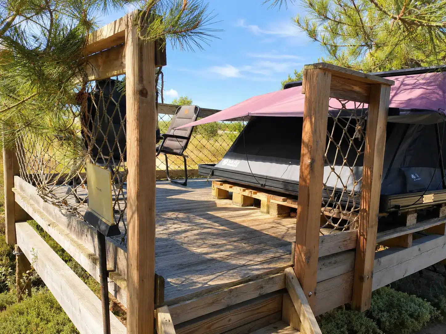 dachzelt dorf amrum leucht mir den weg Naturbummler Alu Loft XXL